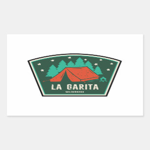 La Garita Wilderness Colorado Camping Rektangulärt Klistermärke