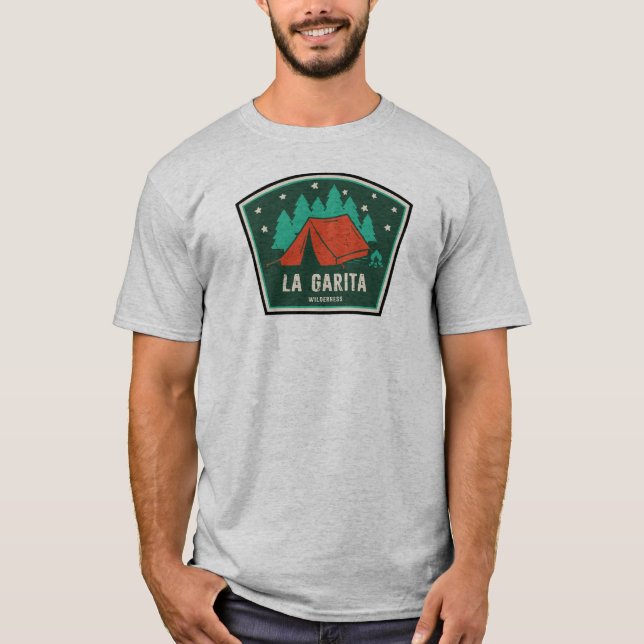 La Garita Wilderness Colorado Camping T Shirt (Framsida)