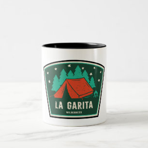 La Garita Wilderness Colorado Camping Två-Tonad Mugg