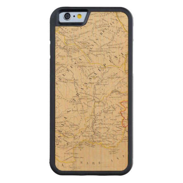 La Gaule Carved Wood iPhone Skal (Baksidan)
