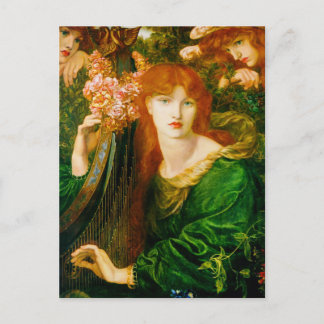 La Ghirlandata av Dante Gabriel Rossetti Vykort