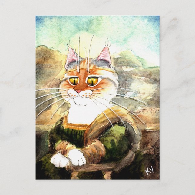 La Giagatto (Mona Heather) Vykort (Framsida)