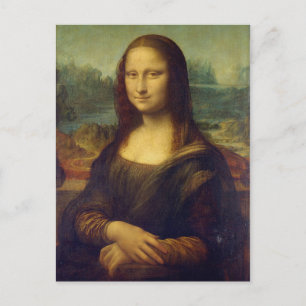 La Gioconda Porträtt av Mona Lisa Leonardo da Vinc Vykort