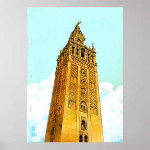 La Giralda de Sevilla - Don Quijote Background Poster