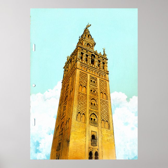 La Giralda de Sevilla - Don Quijote Background Poster (Framsidan)