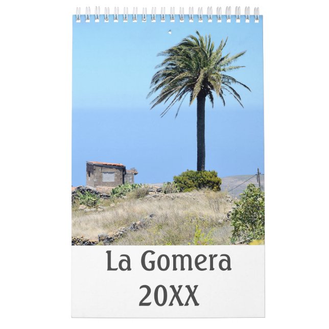 La Gomera, Kanarieöarna 12 månaders kalender (Omslag)