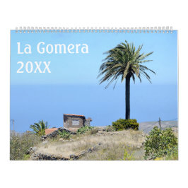 La Gomera, Kanarieöarna 12 månaders kalender