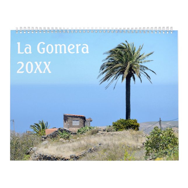La Gomera, Kanarieöarna 12 månaders kalender (Omslag)