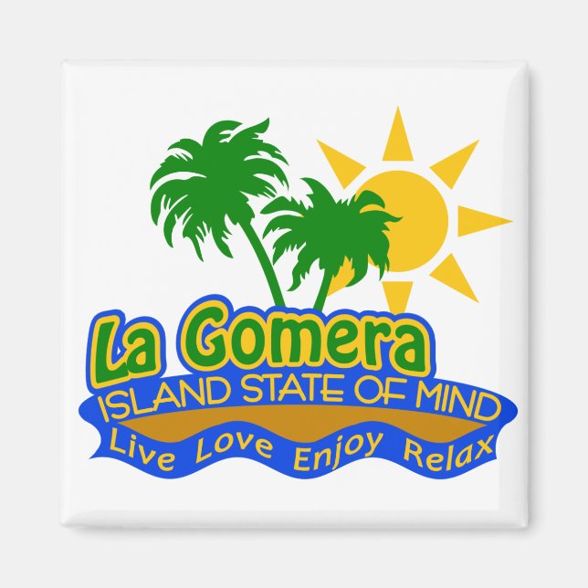 La Gomera State of Mind Magnet (Framsidan)