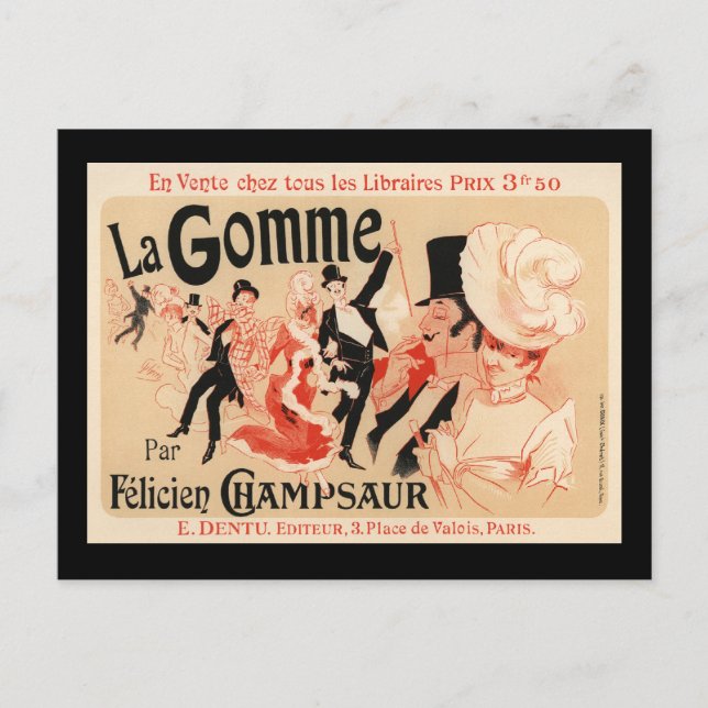 La Gomme Vykort (Framsida)