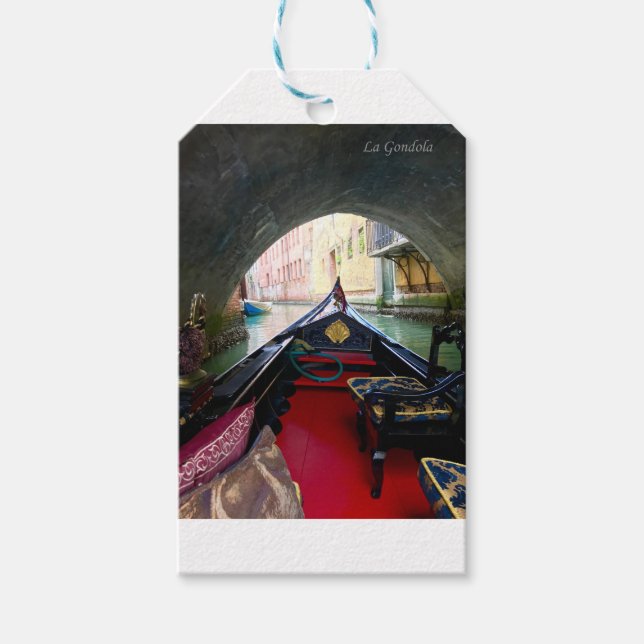 La Gondola Presentetikett (Framsidan)