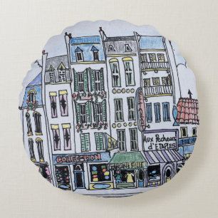 La Grand Rue   Boulogne-Sur-Mer, Frankrike Rund Kudde