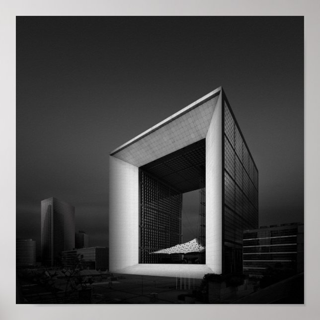 La Grande Arche de la Fraternite, Paris, Frankrike Poster (Framsidan)