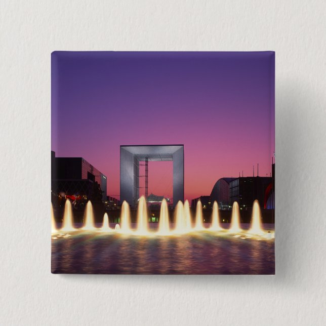 La Grande Arche, La Defense, Paris, Frankrike Knapp (Framsida)