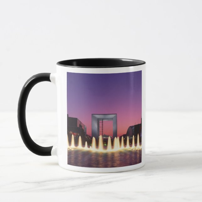 La Grande Arche, La Défense, Paris, Frankrike Mugg (Vänster)