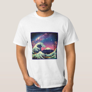 La Grande Vague de la Nuit Étoilée T Shirt