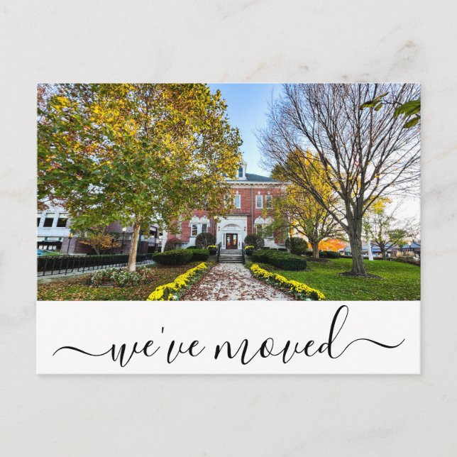 La Grange Illinois Flytta Announcement Postcard Meddelande Vykort (Framsida)