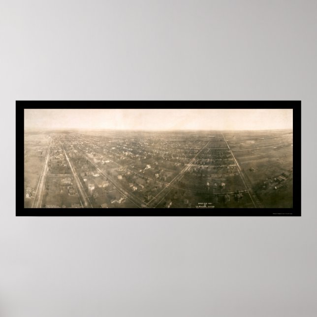 La Grange Illinois Photo 1908 Poster (Framsidan)