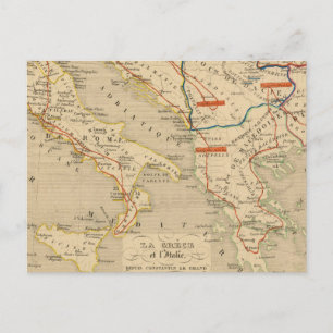 La Grece et l'Italie, 306 a 410, ap JC Vykort