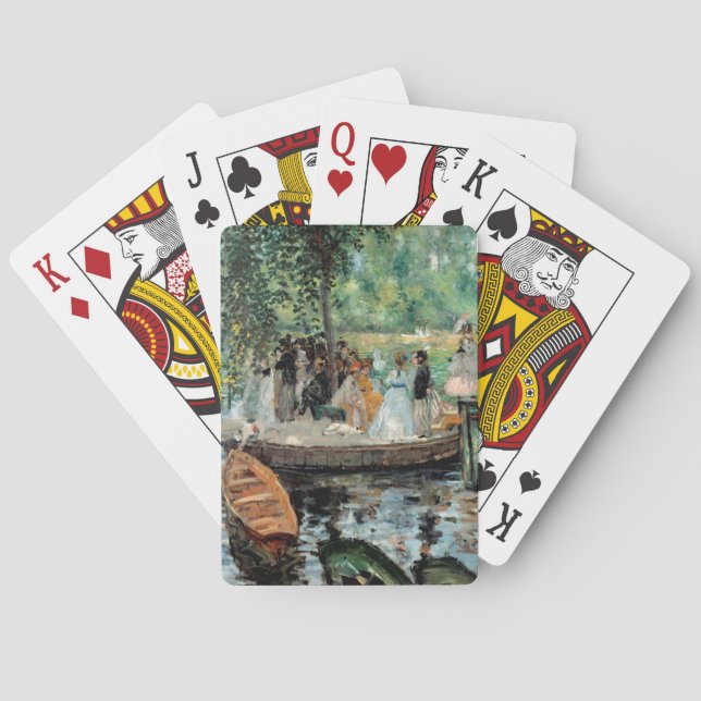 La Grenouillère Auguste Renoir Casinokort (Baksidan)