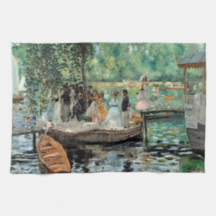 La Grenouillère Auguste Renoir Kökshandduk