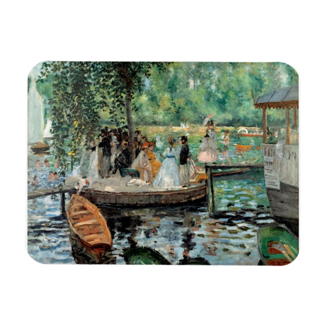 La Grenouillère Auguste Renoir Magnet (Horisontell)