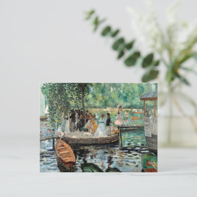 La Grenouillère Auguste Renoir Vykort (Stående Fram)