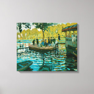 La Grenouillere - Claude Monet - 1869 Canvastryck
