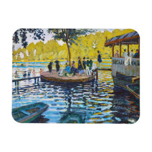 La Grenouillere Claude Monet bra art-målning Magnet