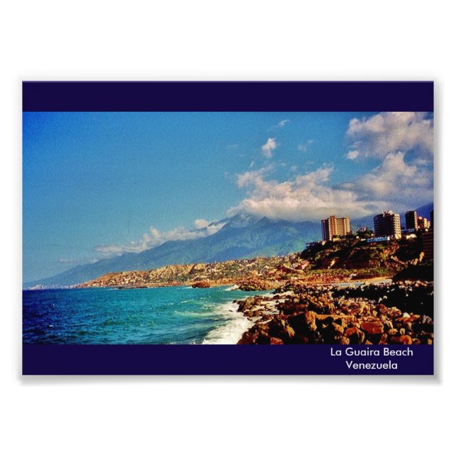 La Guaira Beach Fototryck (Framsidan)