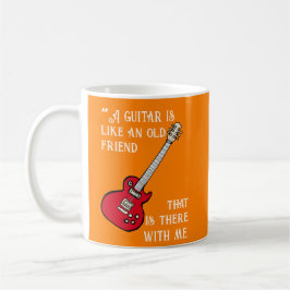 la guitarra QUOTE Kaffemugg