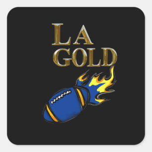 LA GULD FYRKANTIGT KLISTERMÄRKE