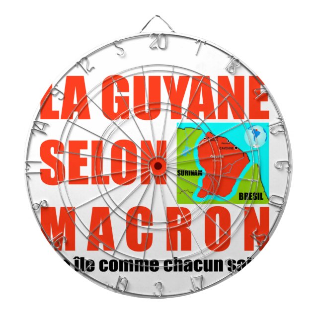 La Guyane selon Macron est une île Darttavla (Framsidan)