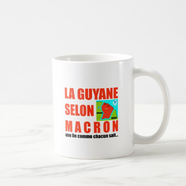 La Guyane selon Macron est une île Kaffemugg (Höger)