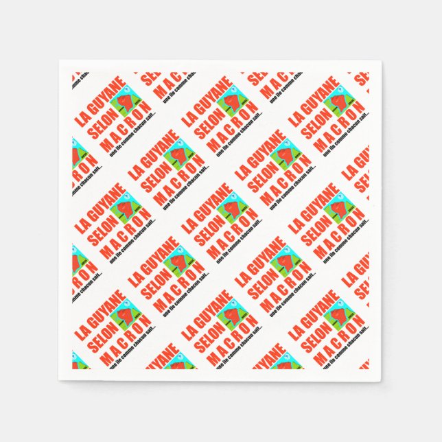 La Guyane selon Macron est une île Pappersservett (Framsidan)