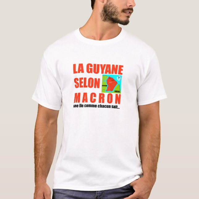 La Guyane selon Macron est une île Tee (Framsida)