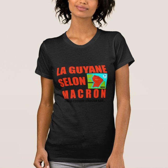 La Guyane selon Macron est une île Tee (Framsida)