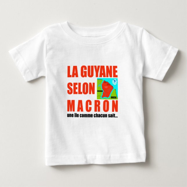 La Guyane selon Macron est une île Tee (Framsida)