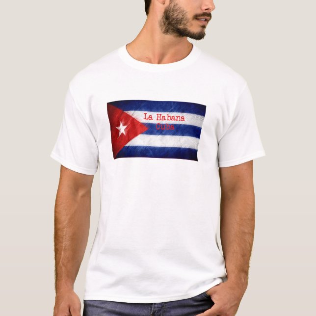 La Habana Kubaflagga T-shirt (Framsida)