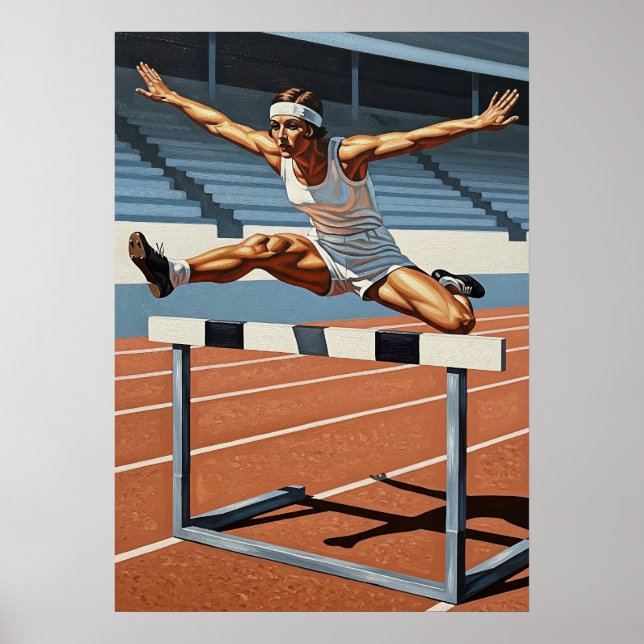 LA HAIE ÉLÉGANTE (Eleganten Hurdle) Poster (Framsidan)