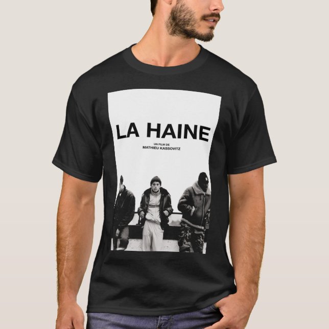 La Haine Poster Film Movie Poster T Shirt (Framsida)