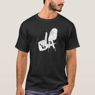 LA Halloween Witch Hand-signering för LA-platser o T Shirt