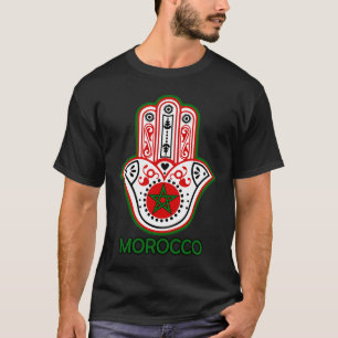 La Hand of Fatima u2013 J'aime le Marocko u2013 be T Shirt