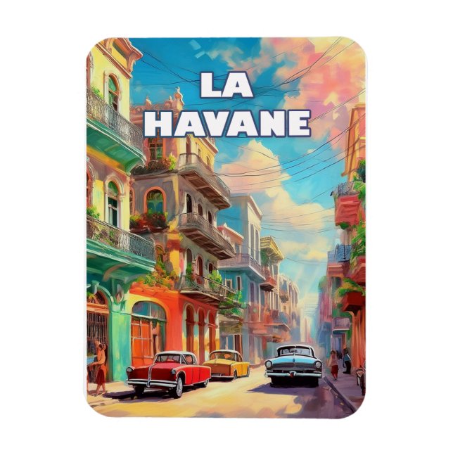 La Havane, cité aux mille couleurs sous le ciel az Magnet (Vertikal)