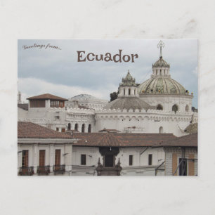 La Iglesia de la Compania de Jesus Quito Ecuador Vykort