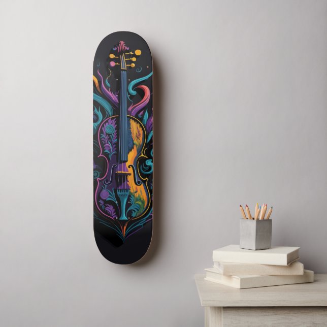 La Intensidad del Violín Mini Skateboard Bräda 18,5 Cm (Väggkonst)