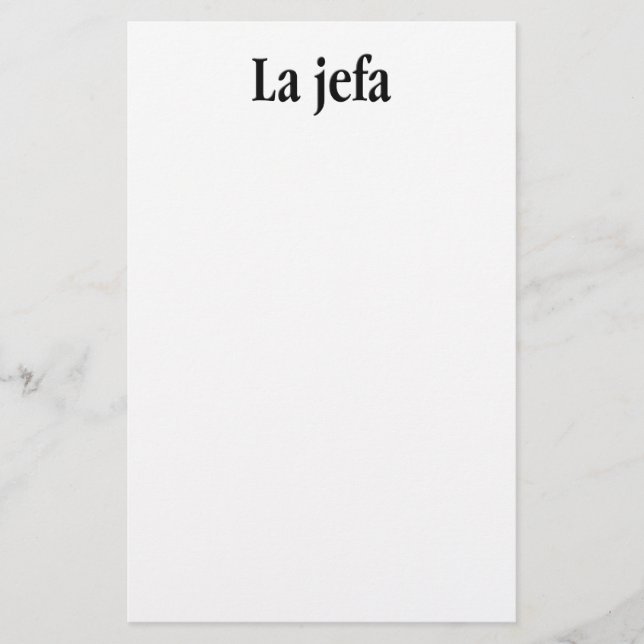 La jefa (Framsida)