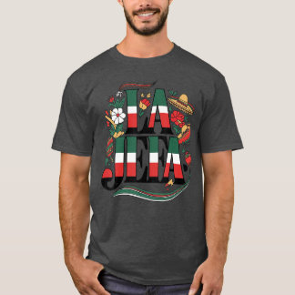 La Jefa Cinco de Mayo Rolig Meican Mamma Mors Dag  T Shirt