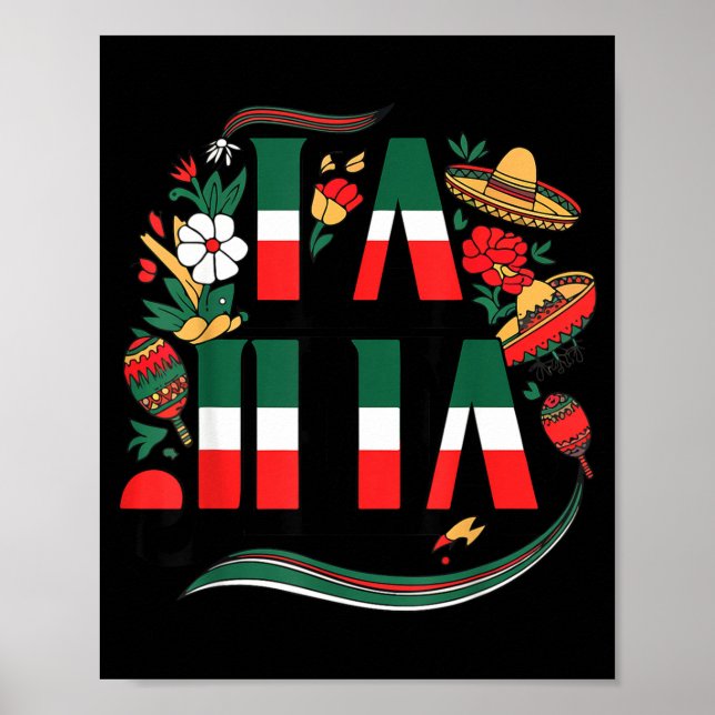 La jefa cinco de mayo rolig mexikansk mamma mors d poster (Framsidan)