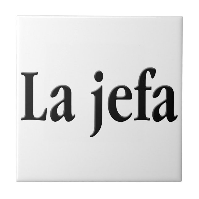 La jefa kakelplatta (Framsidan)